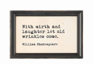 Inspirational Quotes Framed