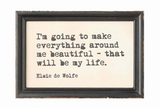 Inspirational Quotes Framed