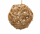 Hand-Woven Dried Fiber Ball Ornament