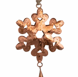 Metal Snowflake Ornament w/ Bell