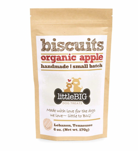 Organic Apple Dog Biscuit Bones