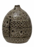 Reactive-Glazed Terra-cotta Vase