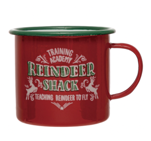 Reindeer Shack Christmas Mug