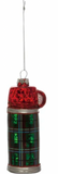 Hand-Painted Glass Thermos Ornament