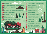 Classic Christmas Movies Map Puzzle