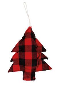 Red & Black Buffalo Check Tree