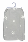 Grey Comfy Cozy Are We Tea Towel