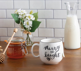 Merry & Bright Stoneware Mug