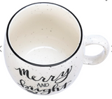 Merry & Bright Stoneware Mug