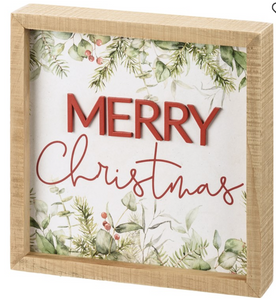 Decorative Merry Christmas Wooden sign