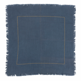Denim Blue w/ Gold Stitching Napkin Set