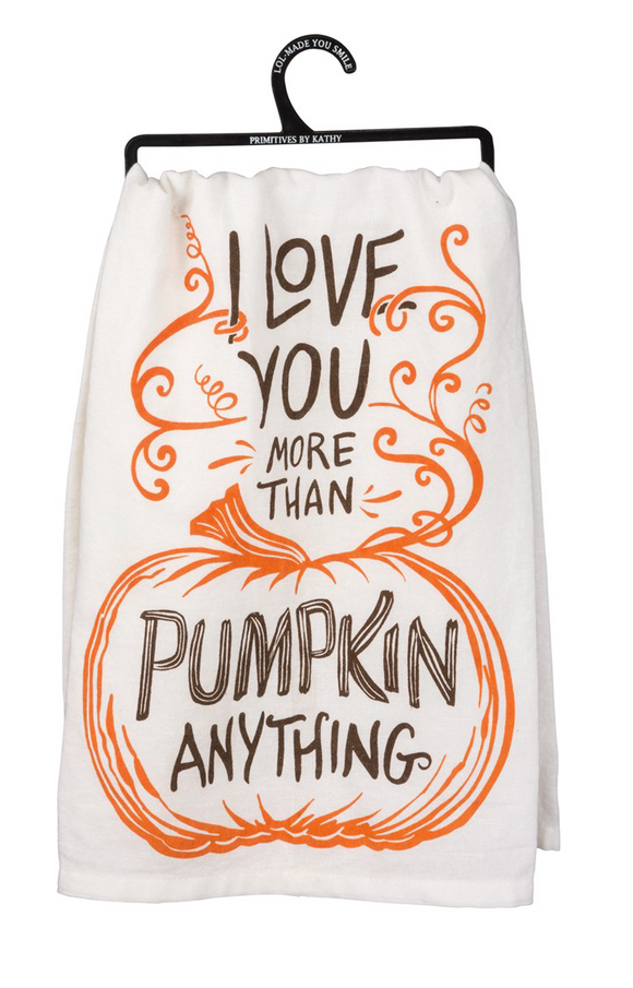 Pumpkin Anything Tea Towel