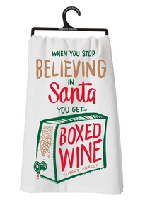 Boxed Wine Tea Towel