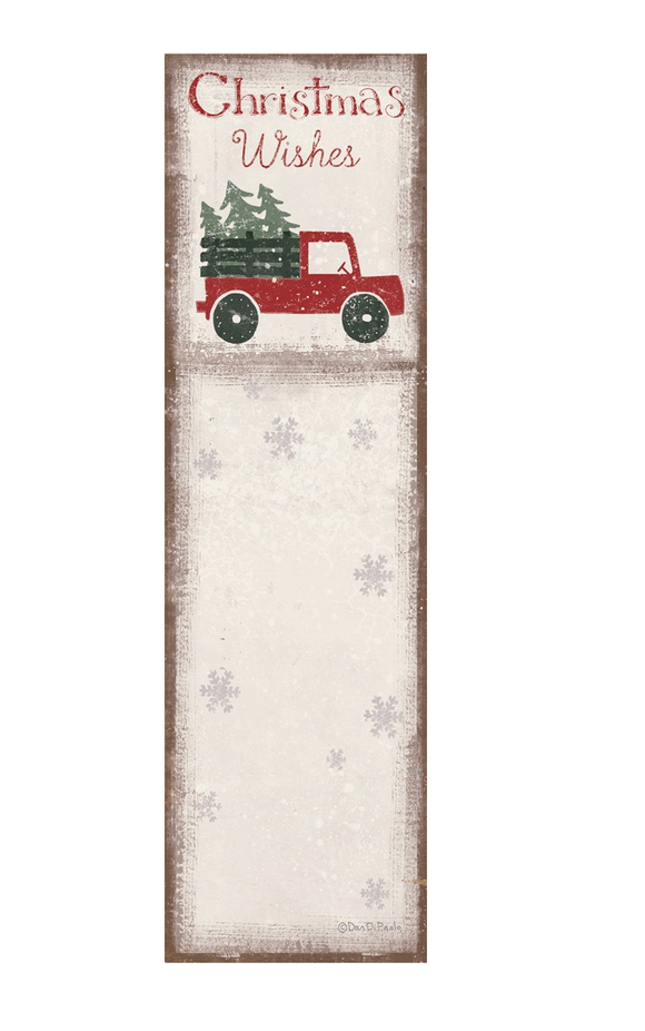 Christmas Wishes Magnetic Notepad