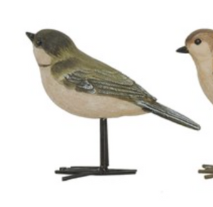 Decorative Bird w/ Metal Feet