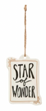 Stoneware Ornament with Holiday Saying