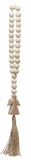 Decorative Beads w/ Seasonal Icon & Jute Tassel
