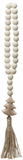 Decorative Beads w/ Seasonal Icon & Jute Tassel