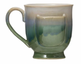 Stoneware Mug w/ Tea Bag Holder