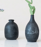 Terra-cotta Vase w/ Chalkboard Finish