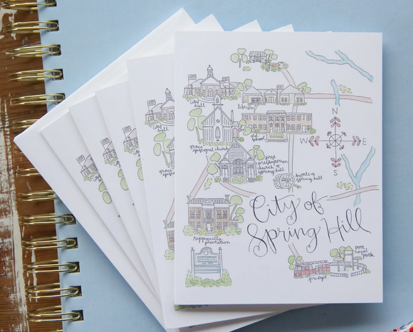 City of Spring Hill Note Cards Set