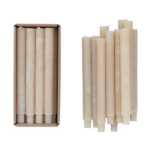 Unscented Powdered Neutral Taper Candle Set