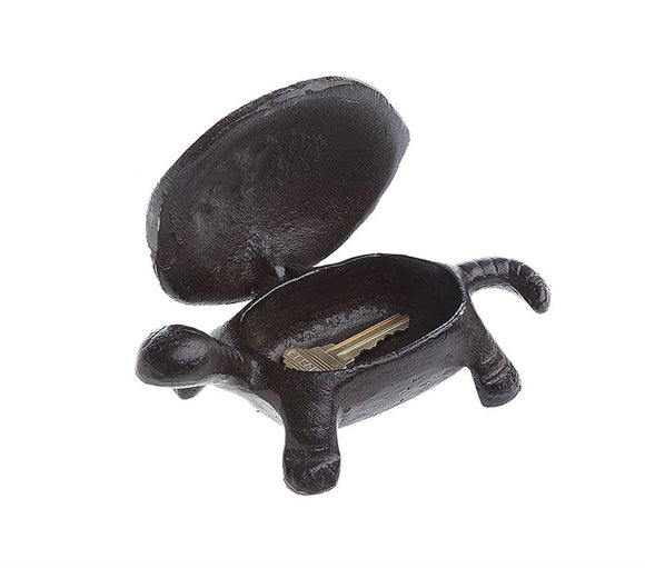 Cast Iron Turtle Key Box