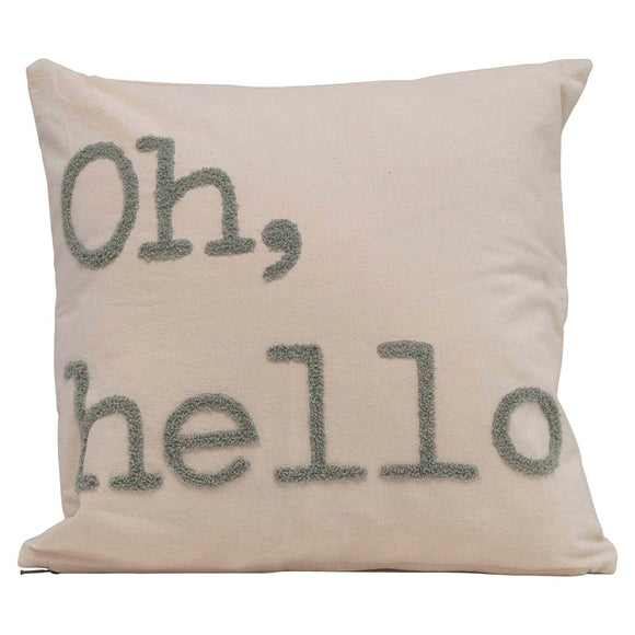 Square Oh Hello Pillow