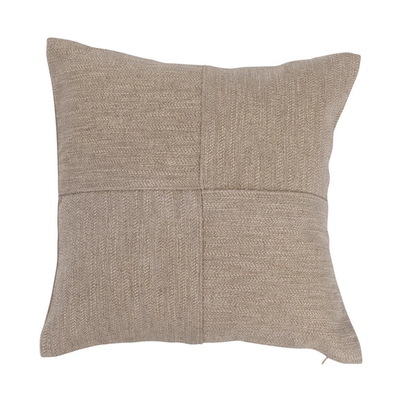 Linen Blend Pieced Pillow