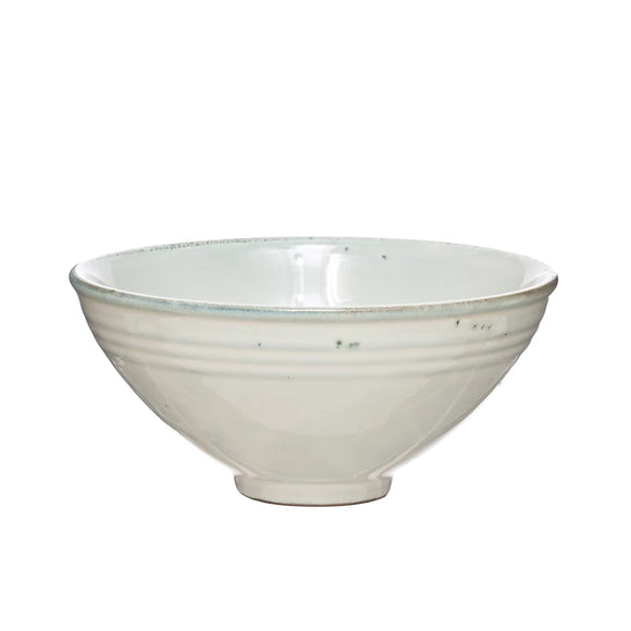Reactive-Glazed Stoneware Bowl