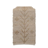 Hand-Woven Neutral Seagrass Table Runner w/ Print