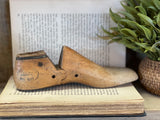 Vintage Right Wooden Shoe Mold with 1949 Stamp