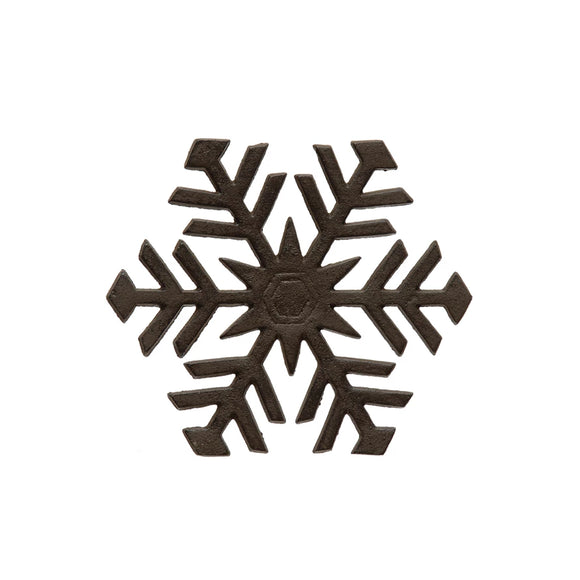 Cast Iron Snowflake Trivet